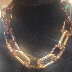 Park Lane Elegant Tortoiseshell Statement Necklace